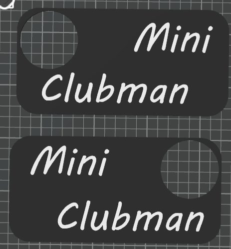 Classic mini Interior door trim panel