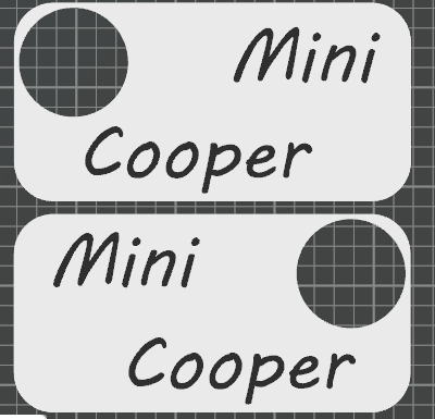 Classic mini Interior door trim panel