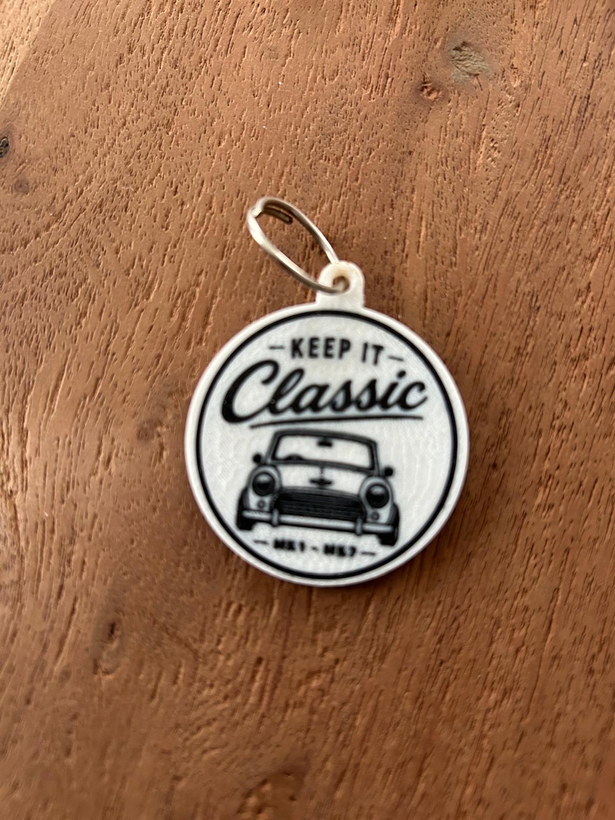 Keychain Keep it classic / Sleutelhanger Keep it classic / Mini classic