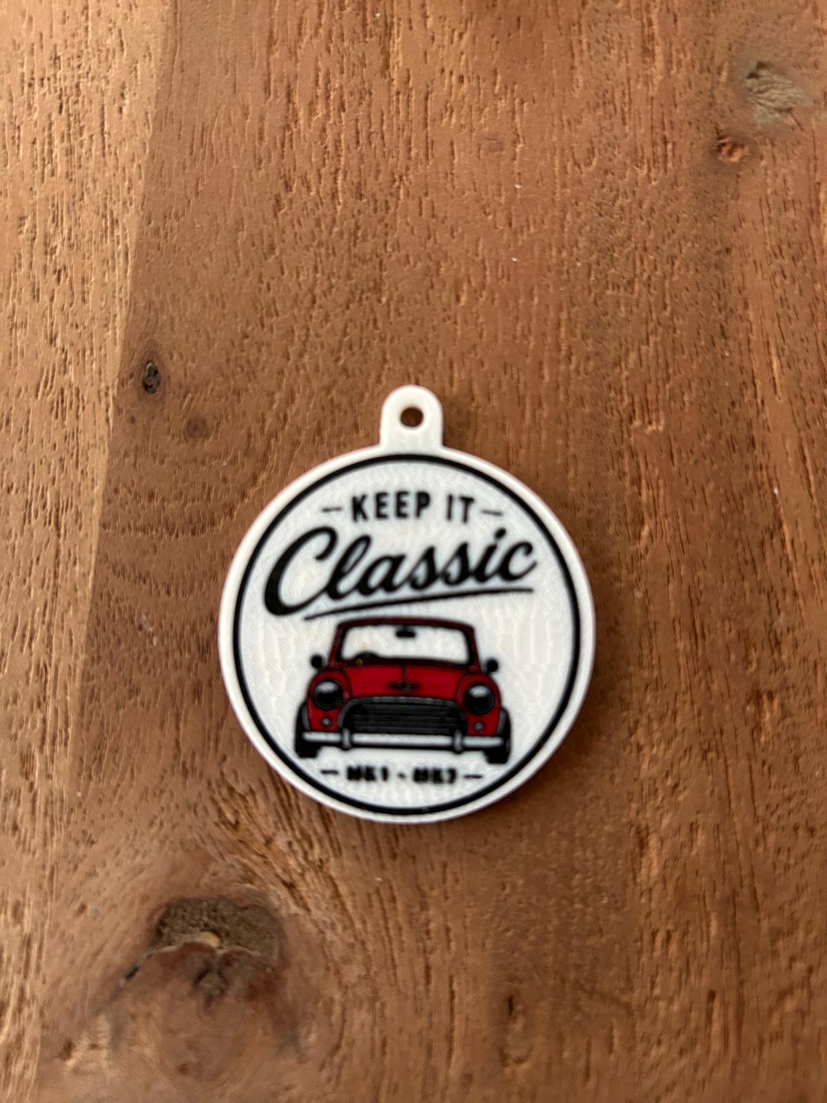 Keychain Keep it classic / Sleutelhanger Keep it classic / Mini classic