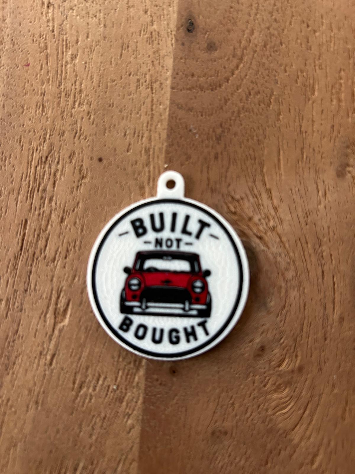 Keychain Built not bought / Sleutelhanger Zelf gemaakt niet gekocht! / Mini classic